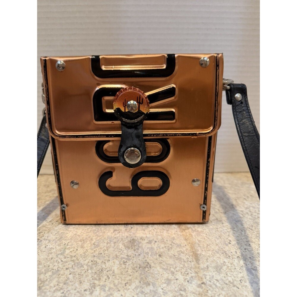 Little Earth Productions license plate “barrel” purse — Route 66 edition